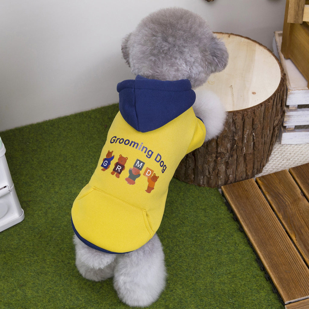 Autumn Winter Fleece Dog Sweatshirt_CWMM12200