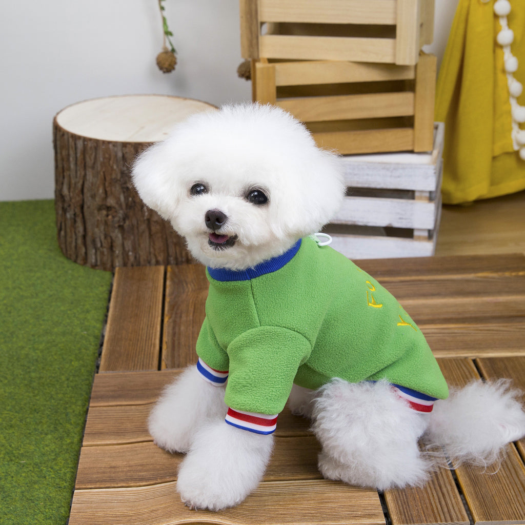 Warm Fleece Dog Hoodie for Small Dogs_CWMM12198