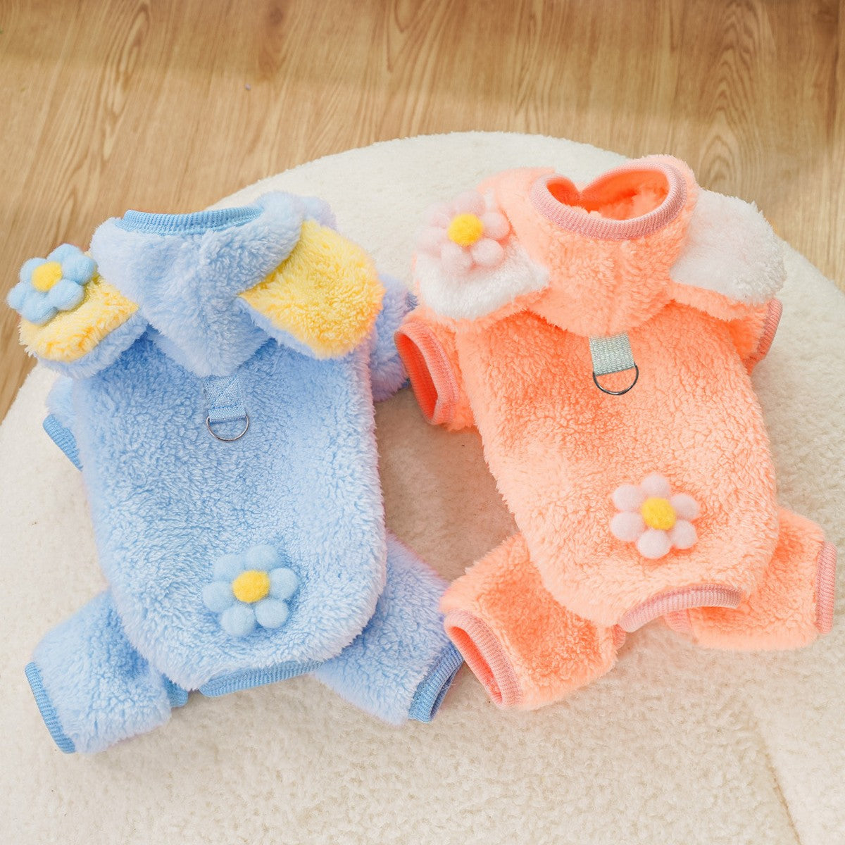 Warm Panda Pet Outfit – Cute Fleece Jumpsuit_CWMM11168