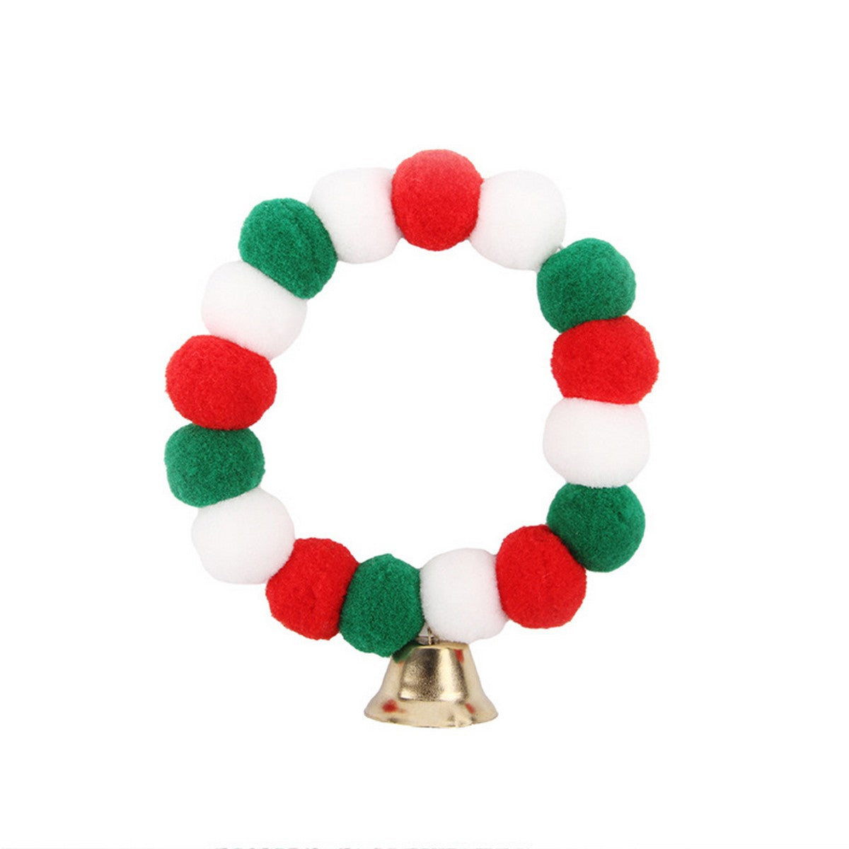 Christmas Pet Collar – Bell Pom Pom Decoration_CWMM11330