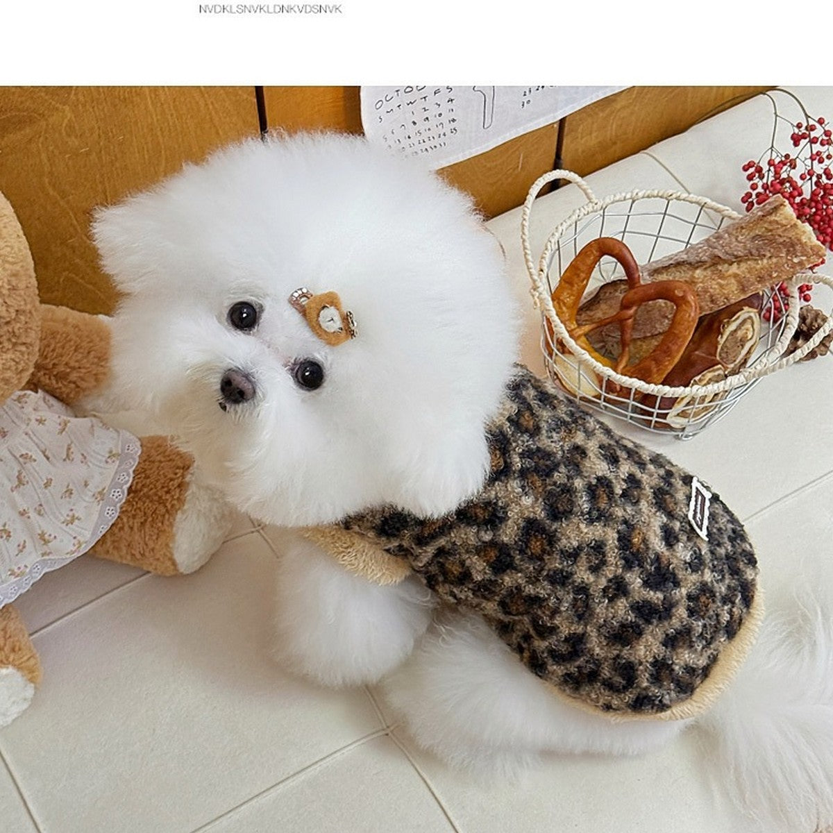 Warm Turtleneck Dog Vest Teddy Bichon Cat_CWMM12276