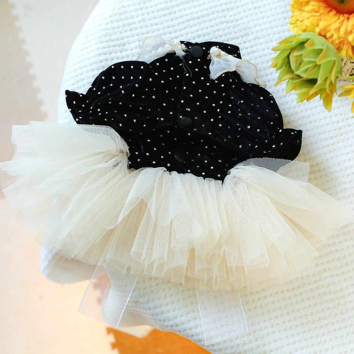 Cute Pet Princess Dress Tulle Lace Skirt_CWMM13013