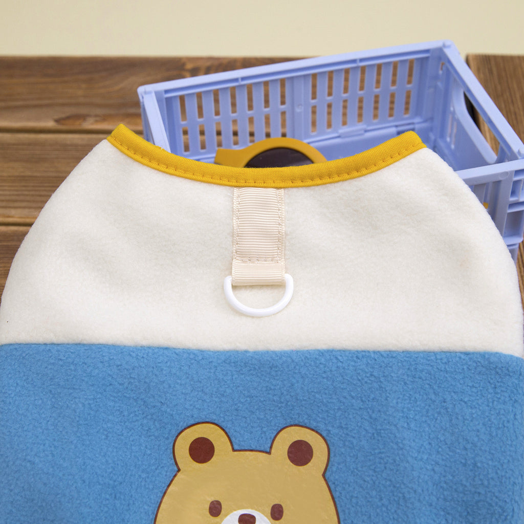 Cute Fleece Dog Vest for Small Dogs_CWMM12199