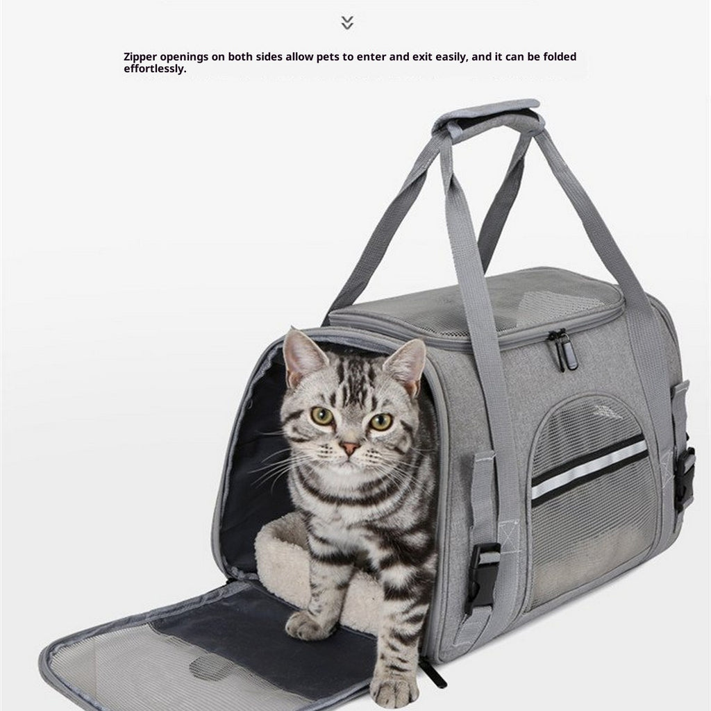 Lightweight Pet Carrier for Travel and Car Use_CWMM12936
