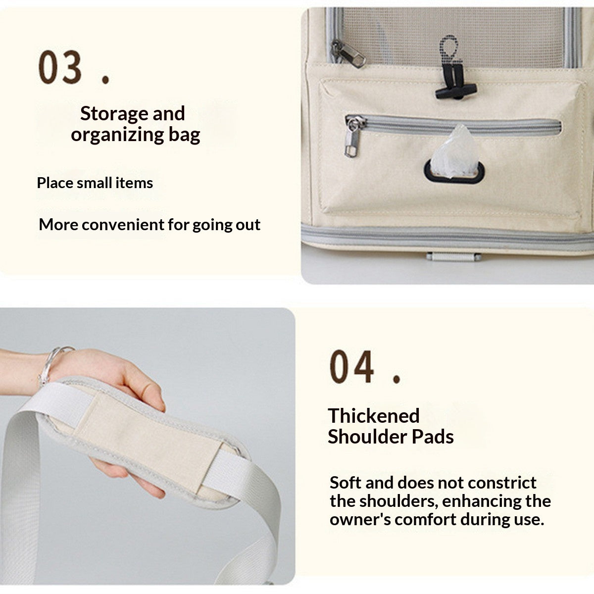Expandable Pet Carrier Bag for Trave_CWMM12935