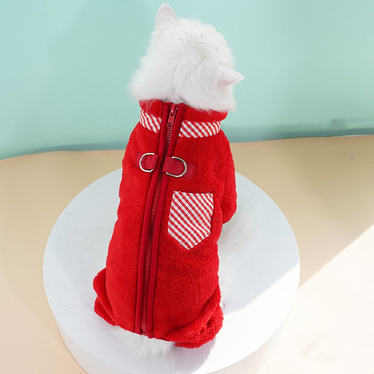 Pet Fleece Jumpsuit – Dog Cat Winter Outfit_CWMM11276