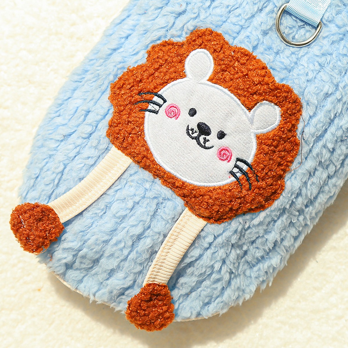 Plush Lion Suit for Hairless Pets Warmth Solution_CWMM11130