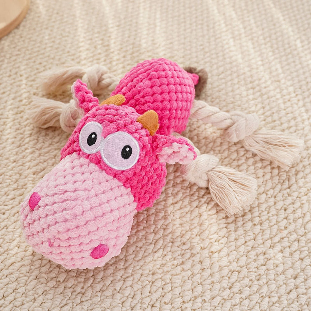 Funny Lion Plush Toy – Dog Cat Squeaky Toy_CWMM11173