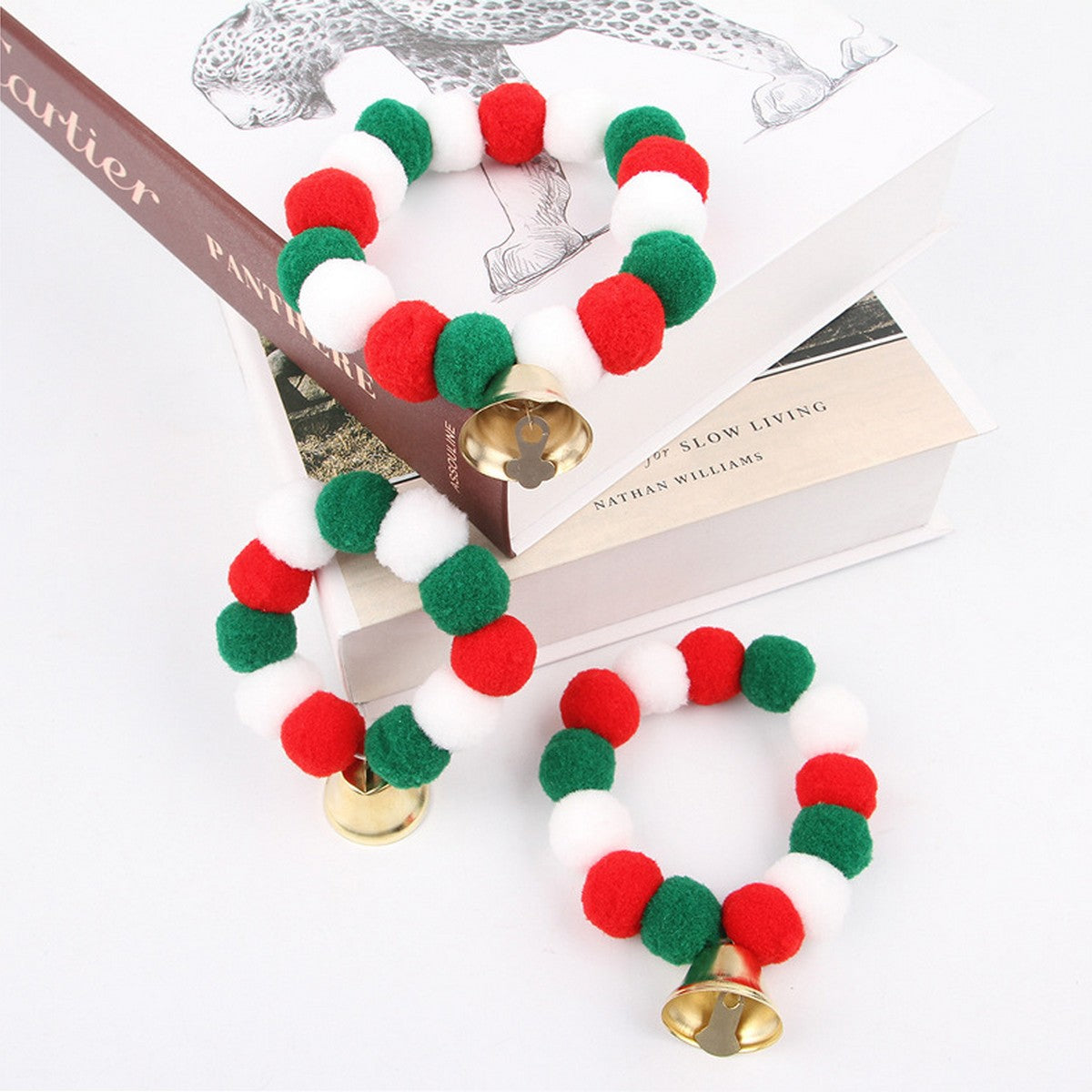 Christmas Pet Collar – Bell Pom Pom Decoration_CWMM11330