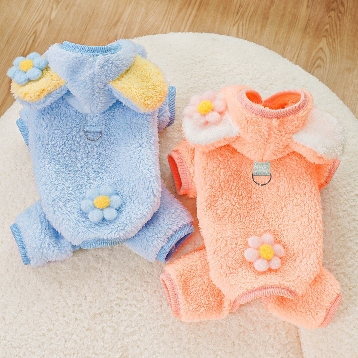 Warm Panda Pet Outfit – Cute Fleece Jumpsuit_CWMM11168