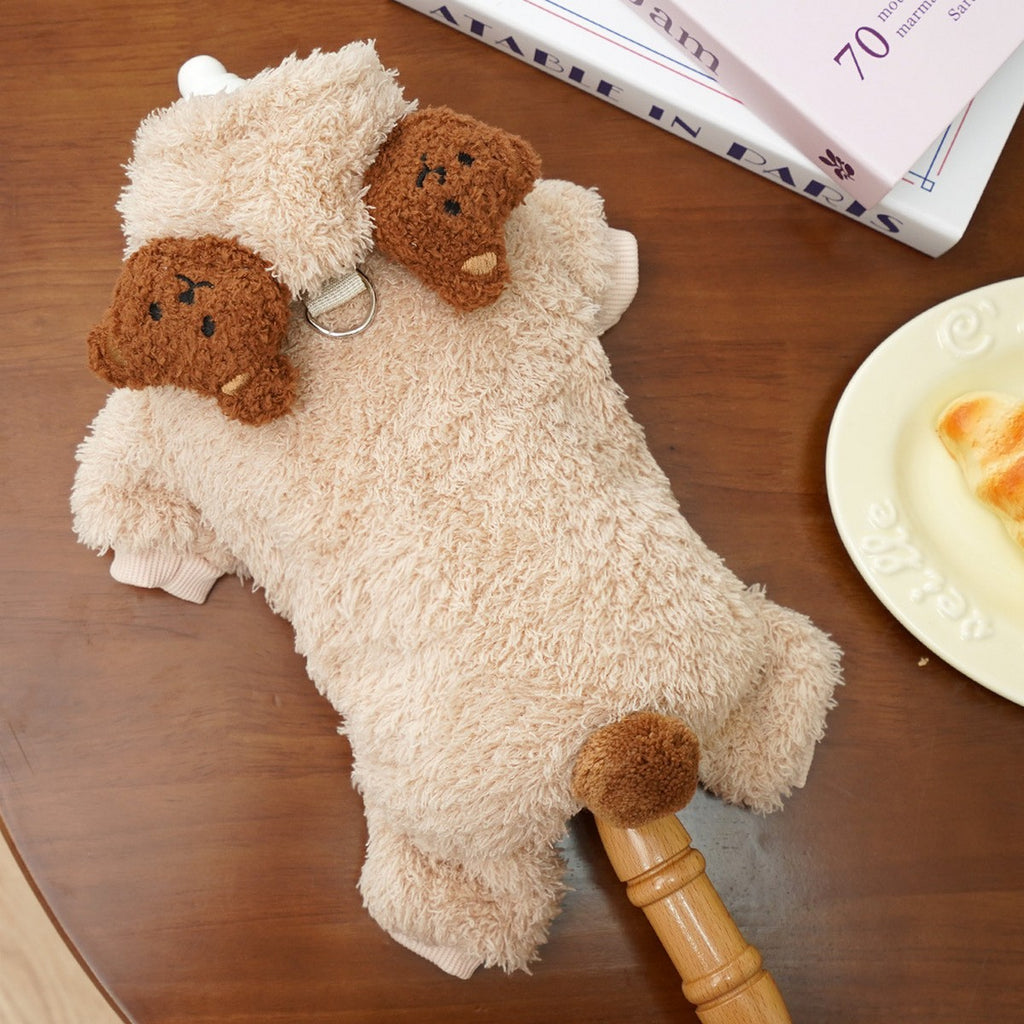 Warm Bear Costume   Winter Dog Cat Wear_CWMM11298