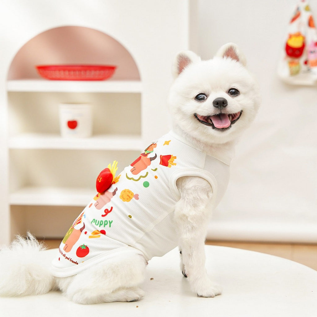 Summer Pet Clothes – Lightweight Ice Silk Vest_CWMM11059