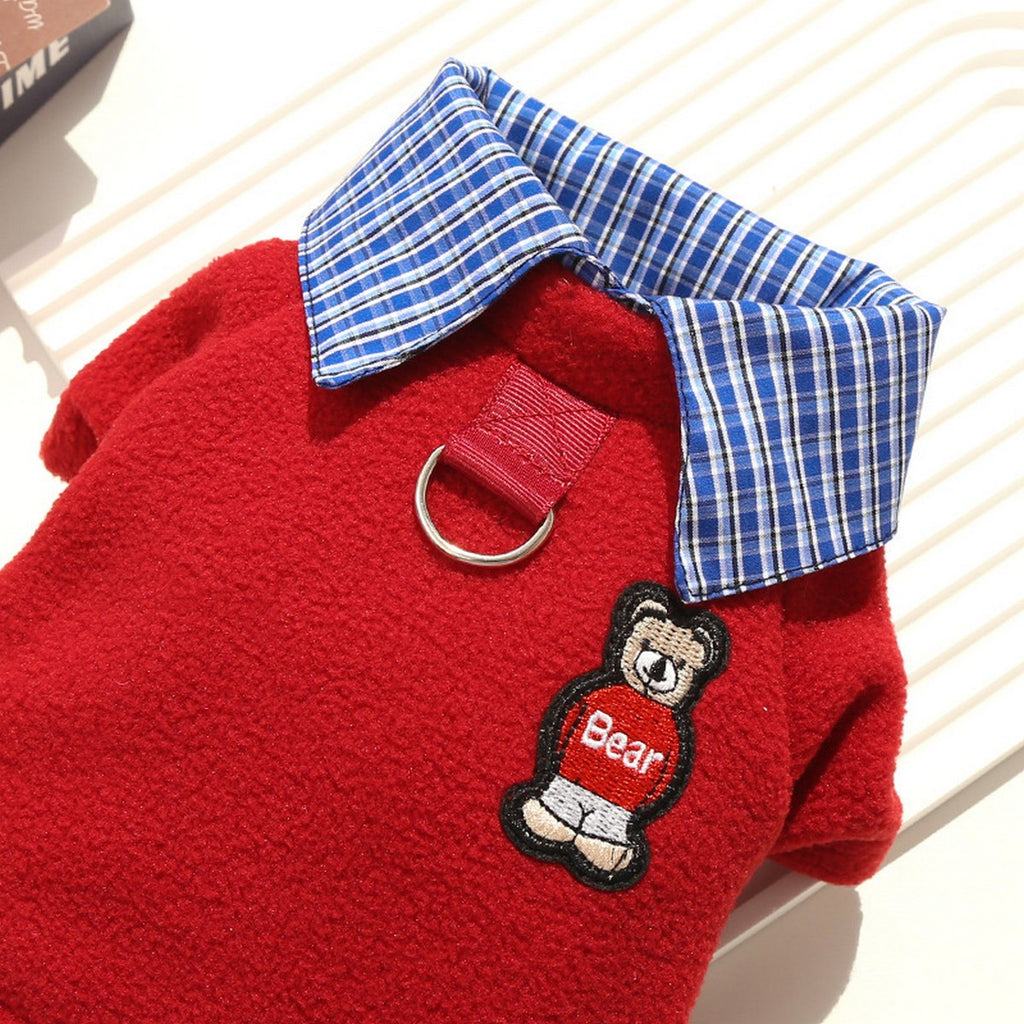 Miu Style Pet Fleece Top – Cozy Winter Outfit_CWMM11068