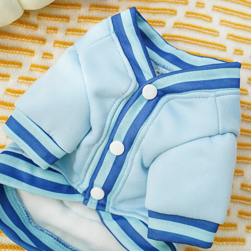 Trendy Pet Jacket – Warm Sporty Baseball Look_CWMM11169