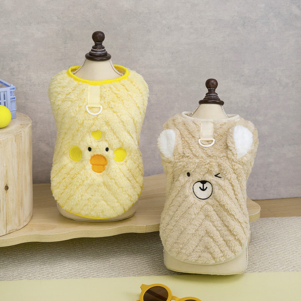 Pet Winter Fleece Vest for Small Dogs_CWMM12203