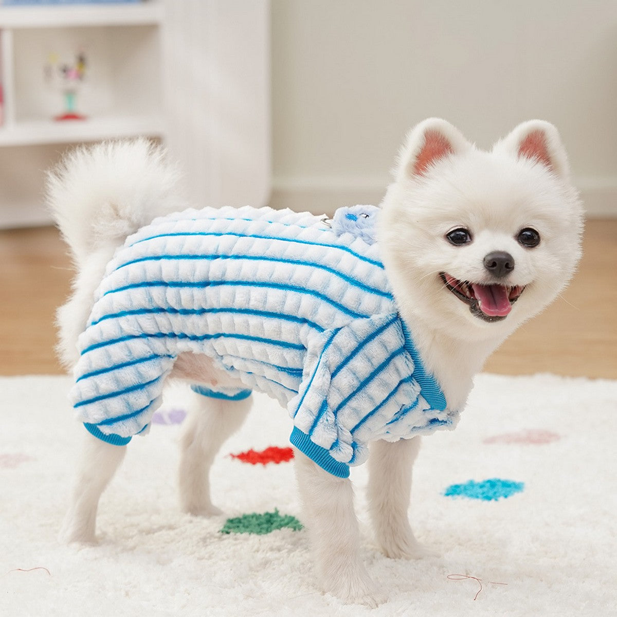 Pet Pajamas – Warm Dog Cat Four-Leg Outfit_CWMM11300