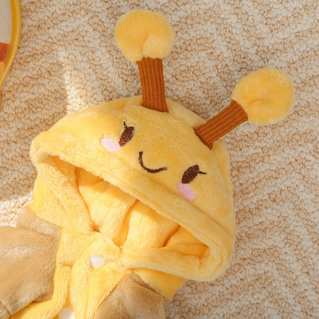 Flannel Pet Jumpsuit – Warm Dog Cat Outfit_CWMM11302