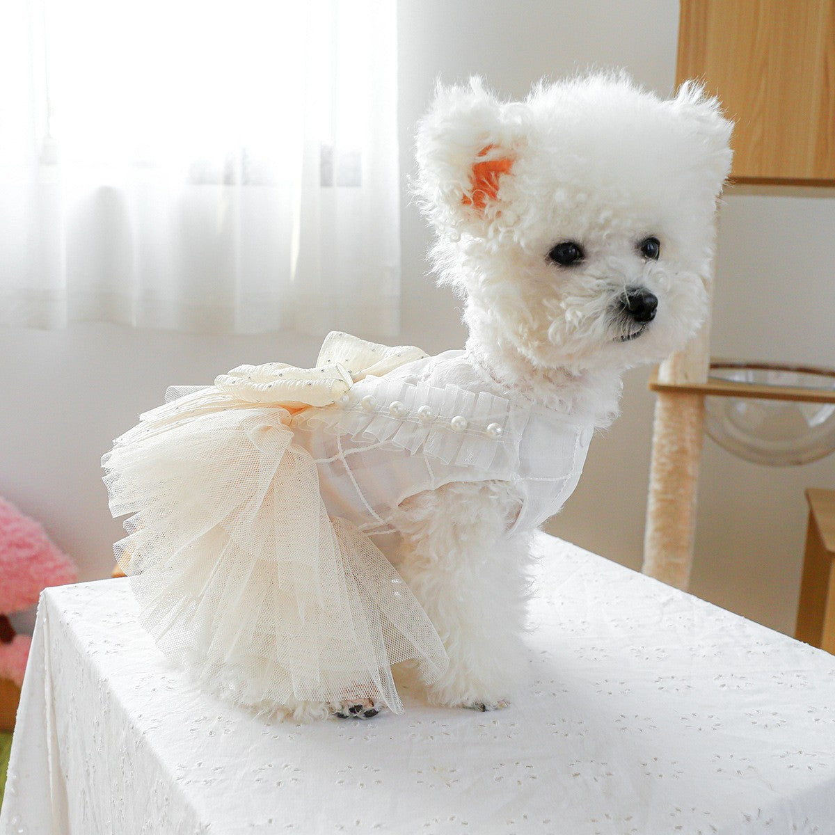 Pet Cozy Sissi Princess Wedding Skirt Dress_CWMM13041