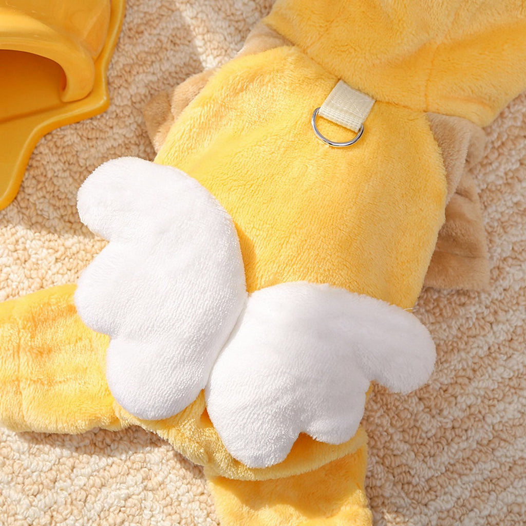 Flannel Pet Jumpsuit – Warm Dog Cat Outfit_CWMM11302