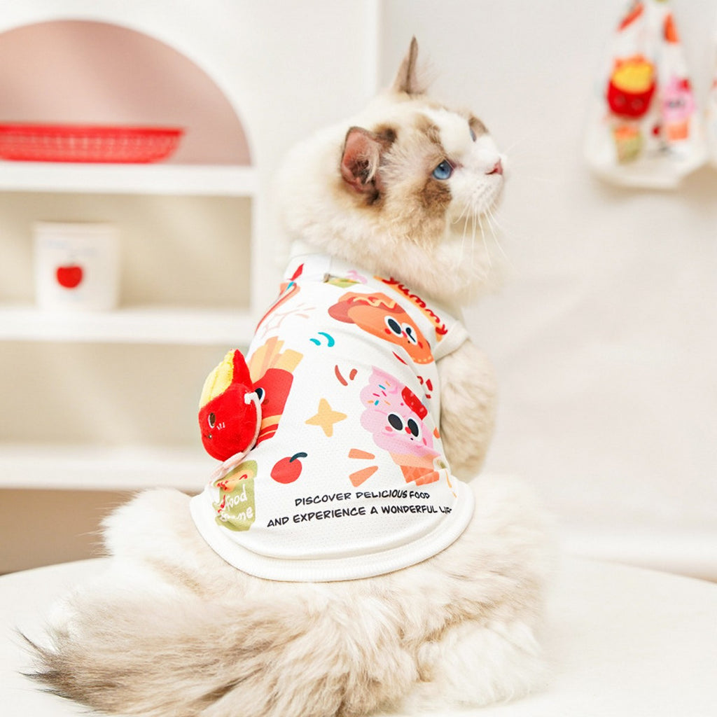 Summer Pet Clothes – Lightweight Ice Silk Vest_CWMM11059