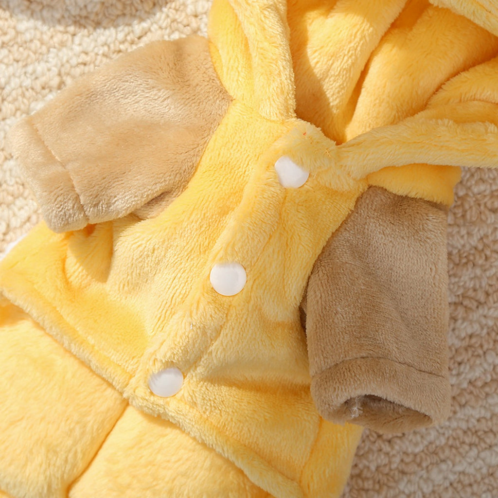 Flannel Pet Jumpsuit – Warm Dog Cat Outfit_CWMM11302