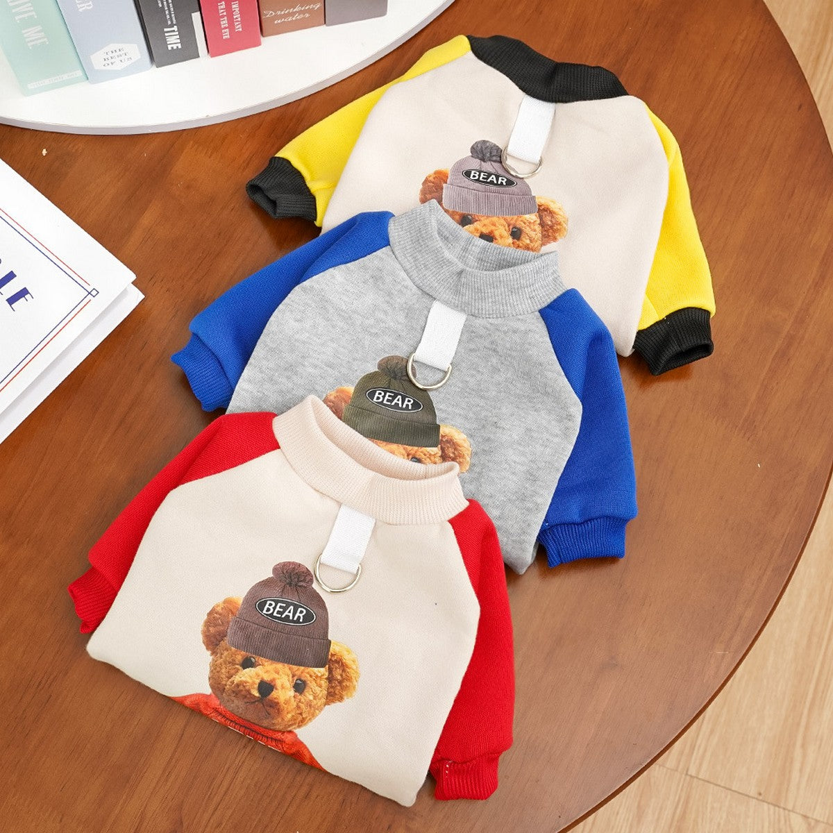 Fleece Pet Hoodie – Warm Winter Dog Cat Clothes_CWMM11162