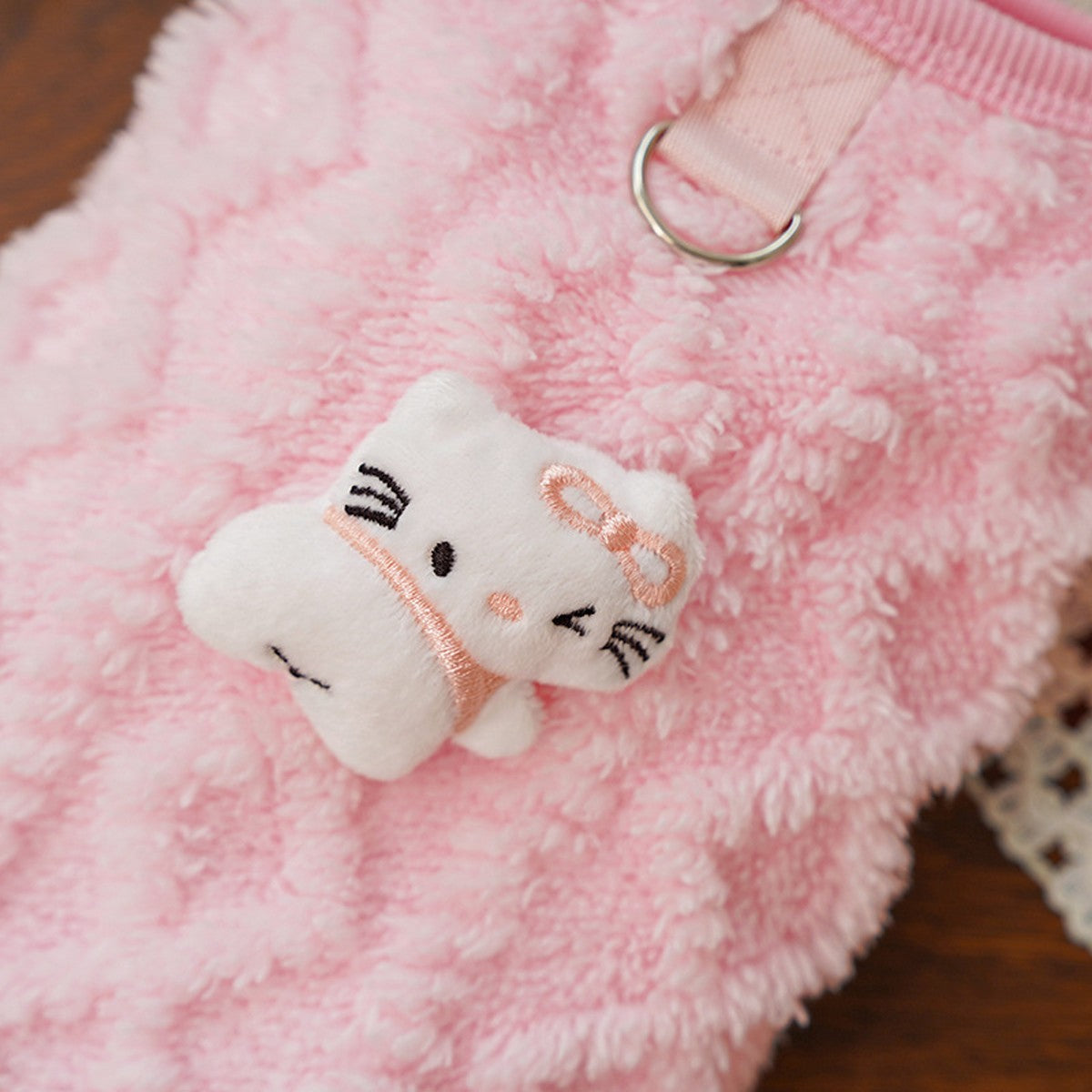 Plush Lined Coat for Small Dogs & Cats_CWMM11119