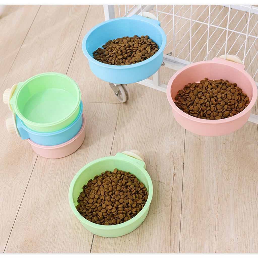 Thickened Fixed Hanging Stainless Steel Pet Bowl_CWMM13009