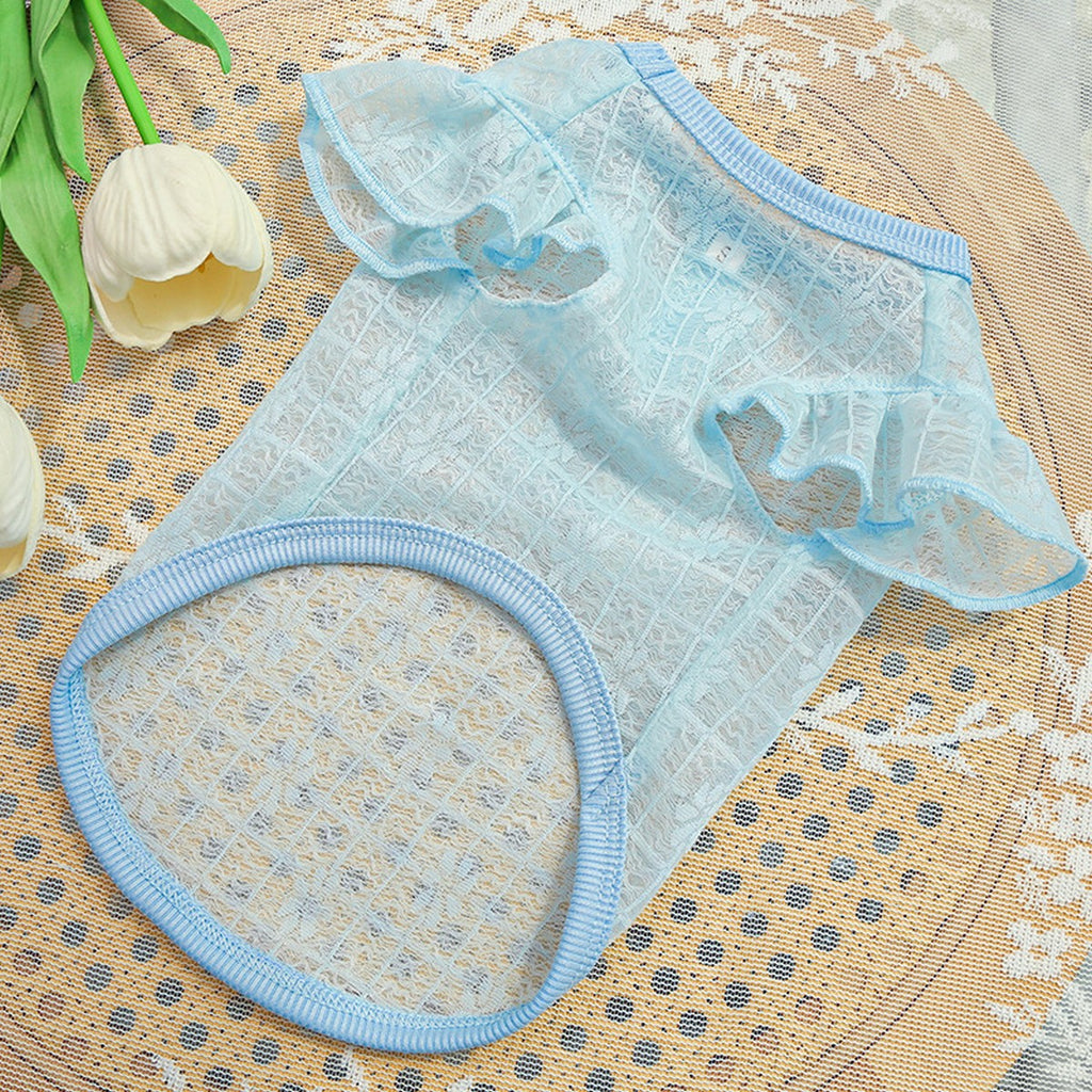 Flutter Sleeve Top with Soft Stretch_CWMM11127