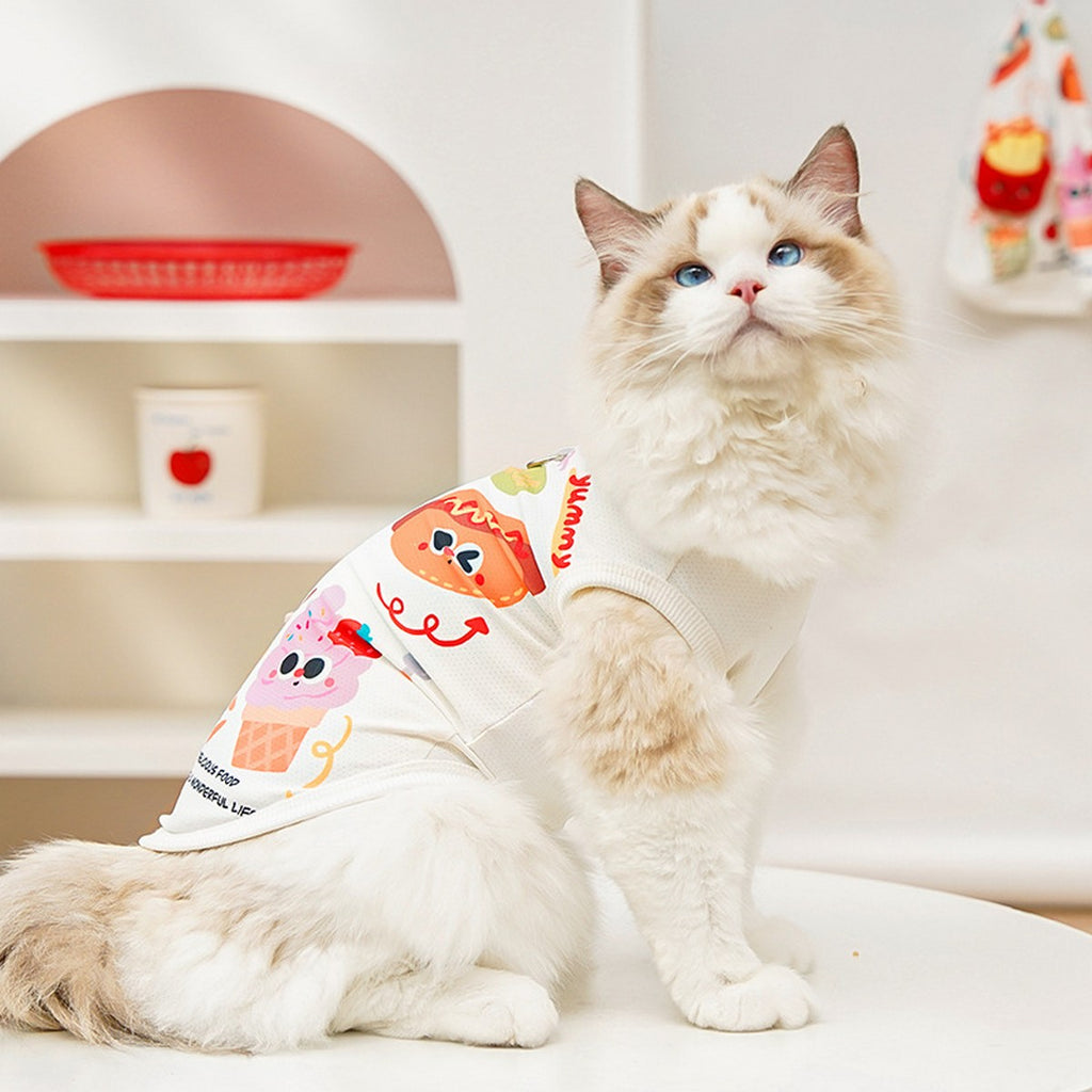 Summer Pet Clothes – Lightweight Ice Silk Vest_CWMM11059