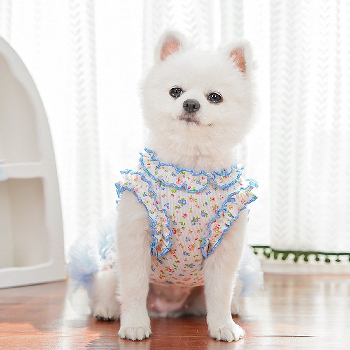 Pet Pajamas Bulk Order Floral Print & Cooling Fabric_CWMM11137