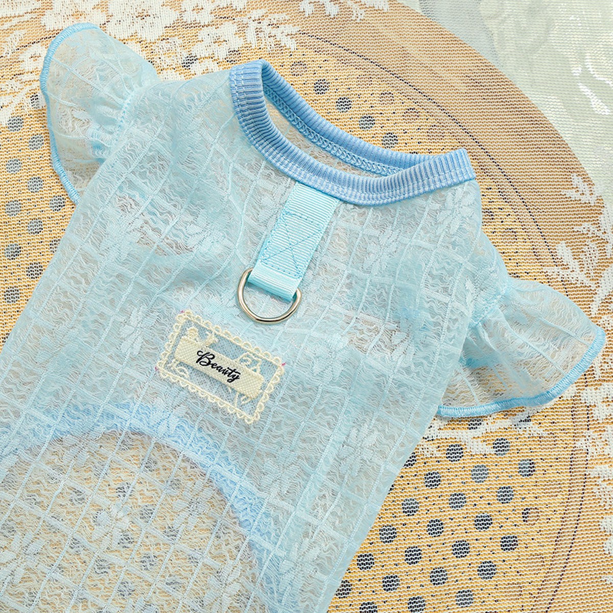 Flutter Sleeve Top with Soft Stretch_CWMM11127