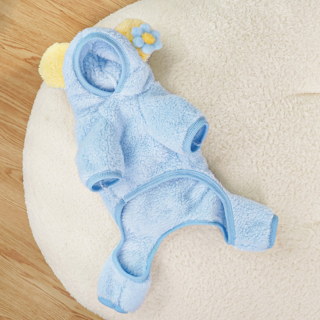 Warm Panda Pet Outfit – Cute Fleece Jumpsuit_CWMM11168