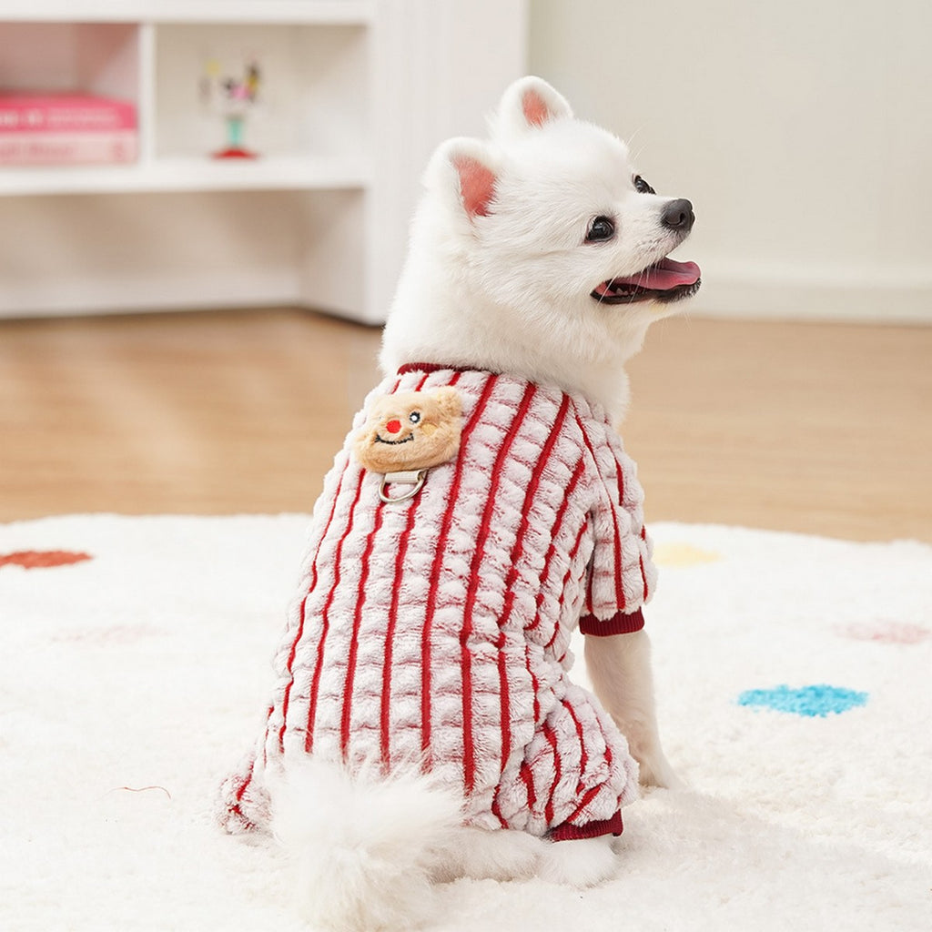 Pet Pajamas – Warm Dog Cat Four-Leg Outfit_CWMM11300