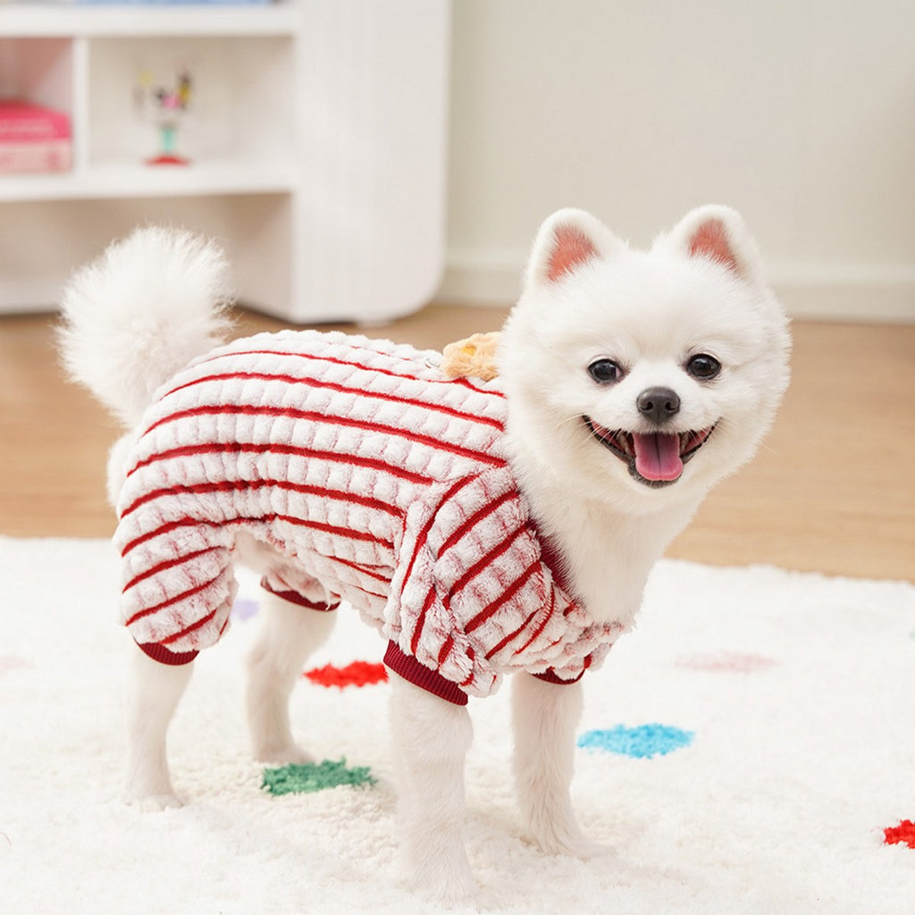 Pet Pajamas – Warm Dog Cat Four-Leg Outfit_CWMM11300