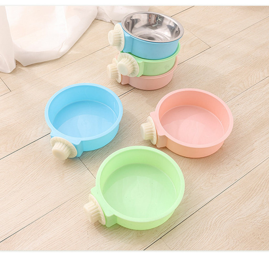Thickened Fixed Hanging Stainless Steel Pet Bowl_CWMM13009
