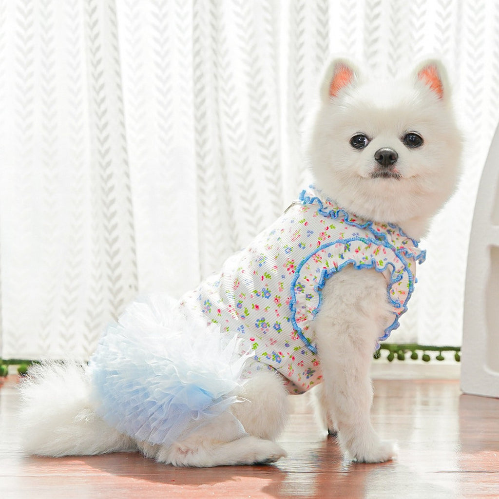 Pet Pajamas Bulk Order Floral Print & Cooling Fabric_CWMM11137