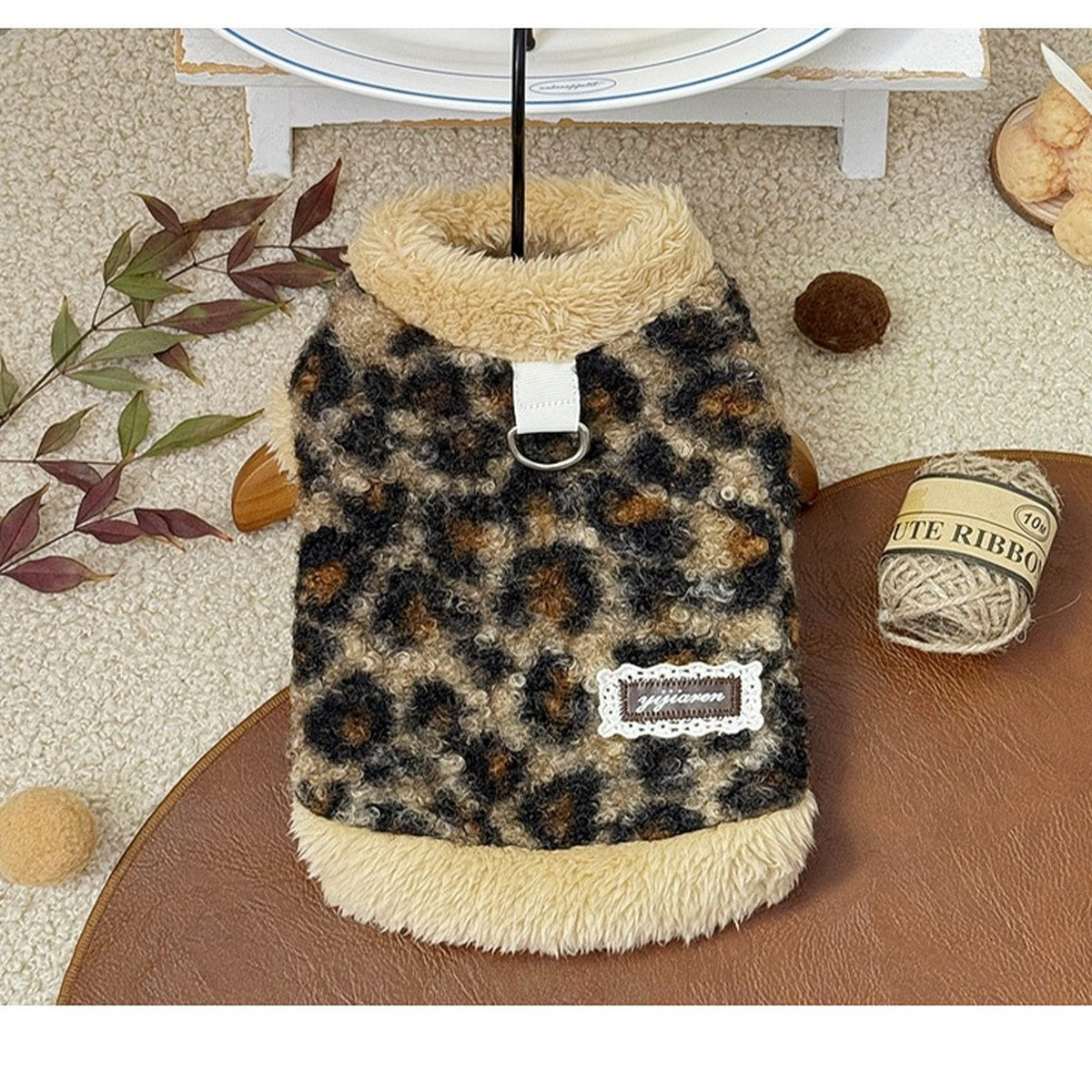 Warm Turtleneck Dog Vest Teddy Bichon Cat_CWMM12276