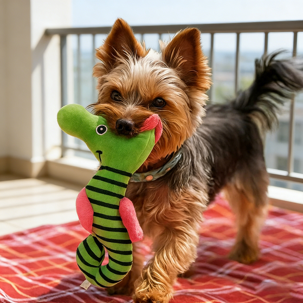 Squeaky Seahorse Toy for Cats & Dogs_CWMM13300
