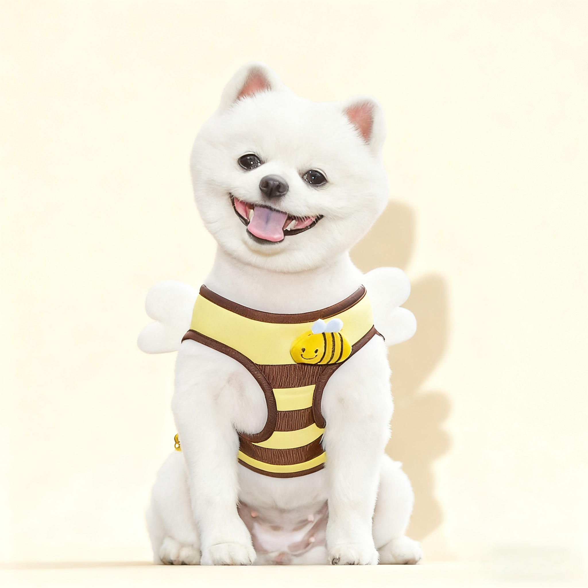 Bee Pet Harness Set – Cute Dog Cat Leash Outfit_CWMM11161