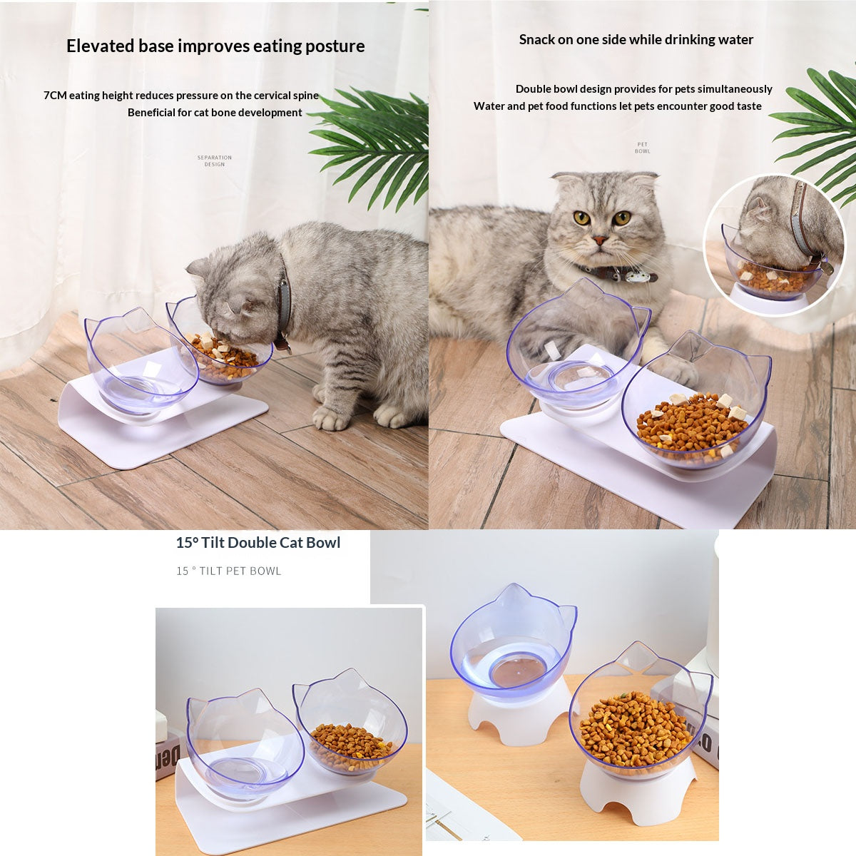 Plastic Automatic Water and Food Pet Bowl_CWMM13010