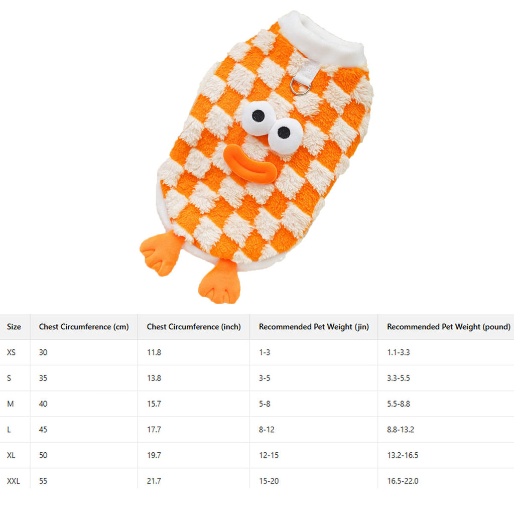 Funny Cartoon Pet Hoodie – Cute Dog & Cat Outfit_CWMM11070