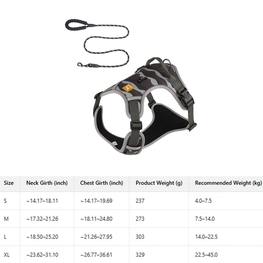 No Pull Dog Harness with Camouflage Design_CWMM12475