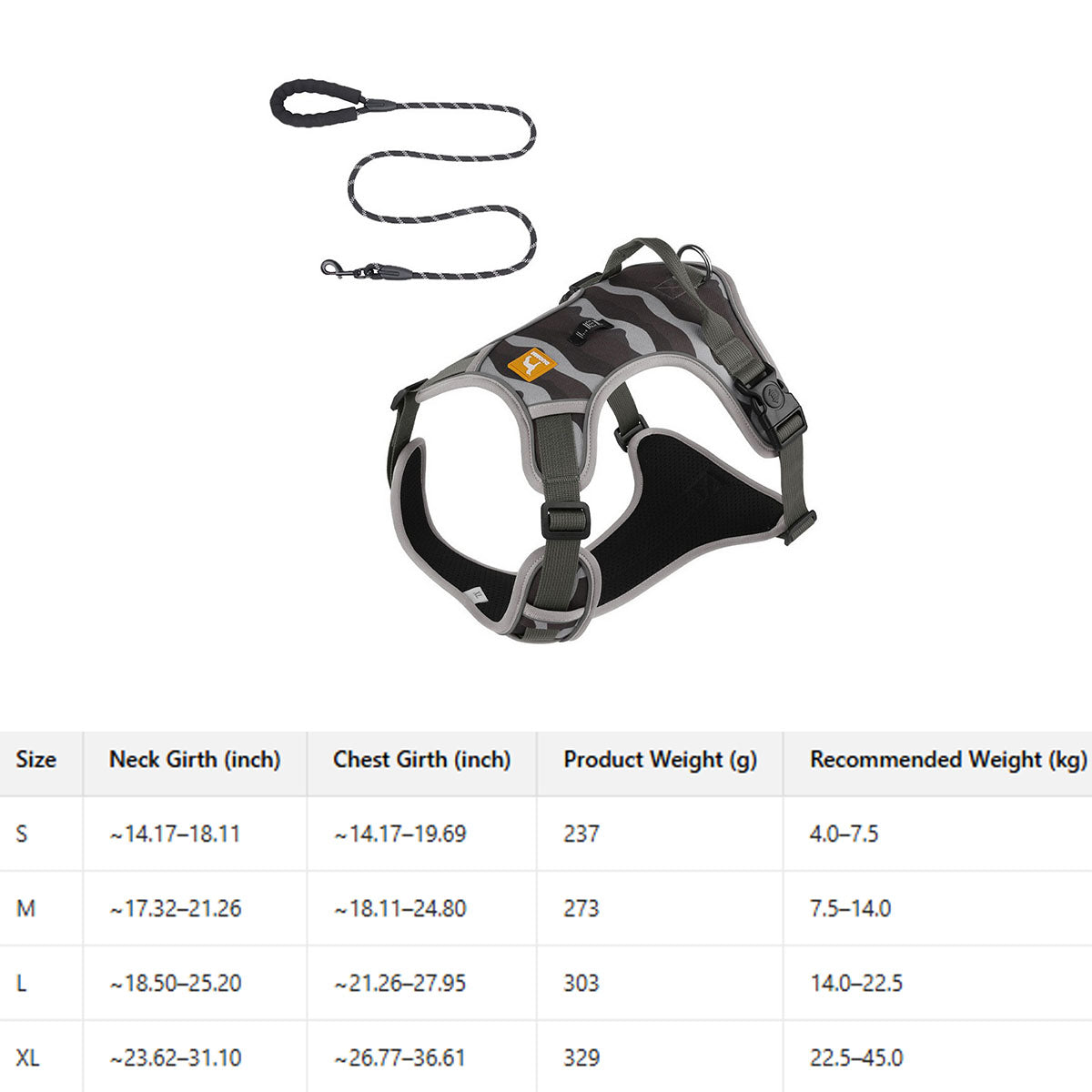 No Pull Dog Harness with Camouflage Design_CWMM12475