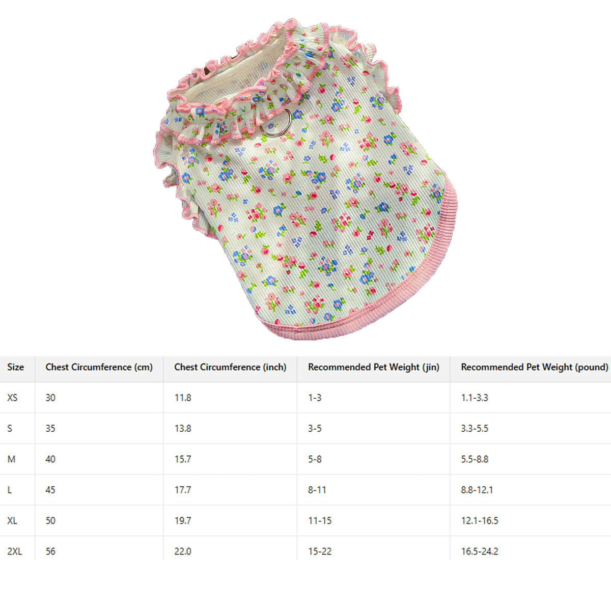 Wholesale Summer Pet Dress Icy Cotton for Small Breeds_CWMM11138