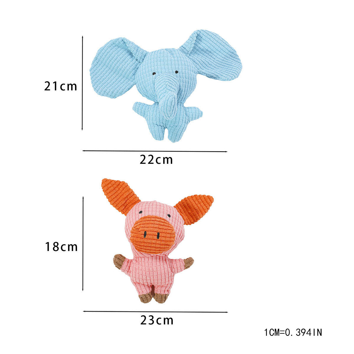 Durable Plush Squeaky Dog Toy for Chewing_CWMM12963