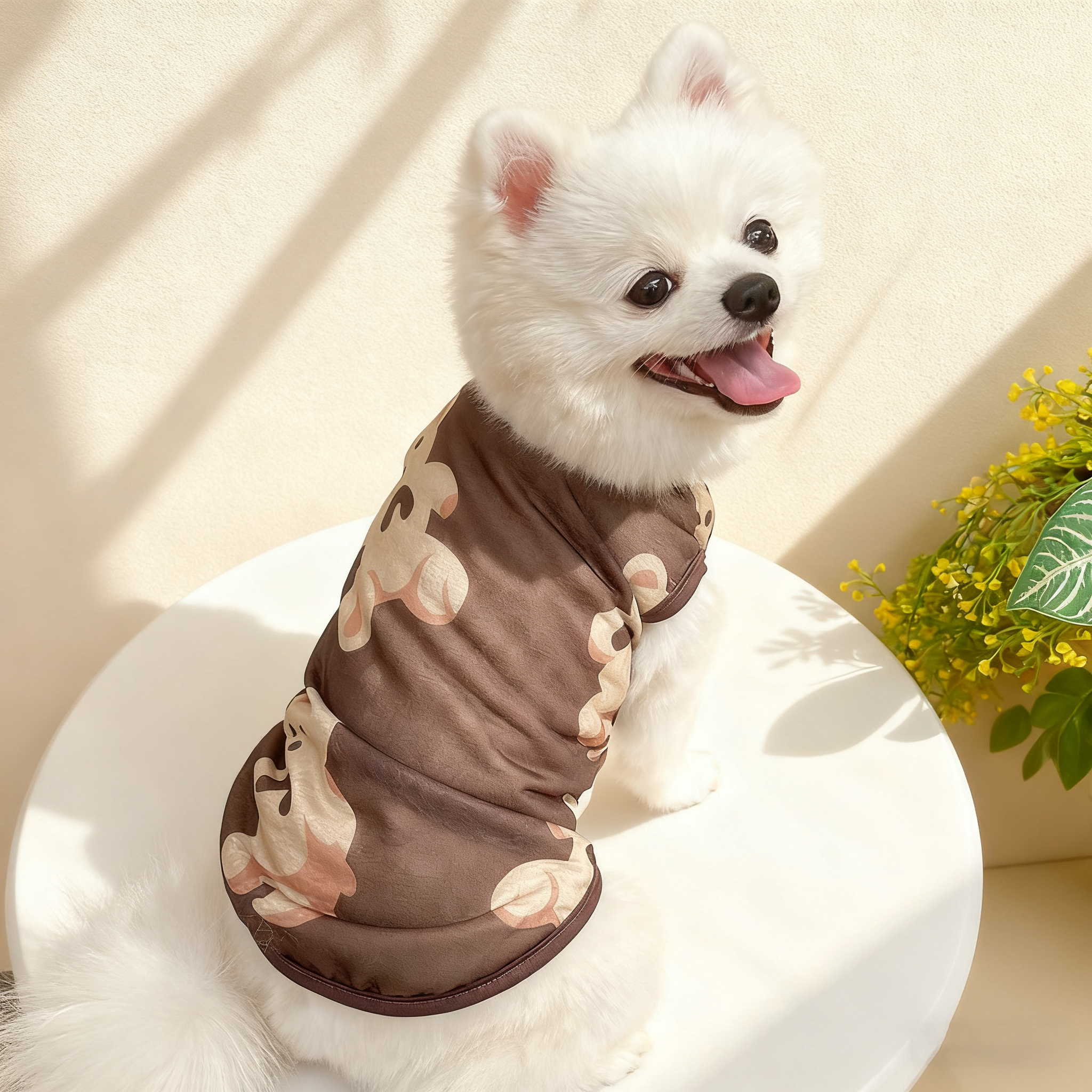 Large Dog Summer Vest  Bear Print Cooling Apparel_CWMM11135