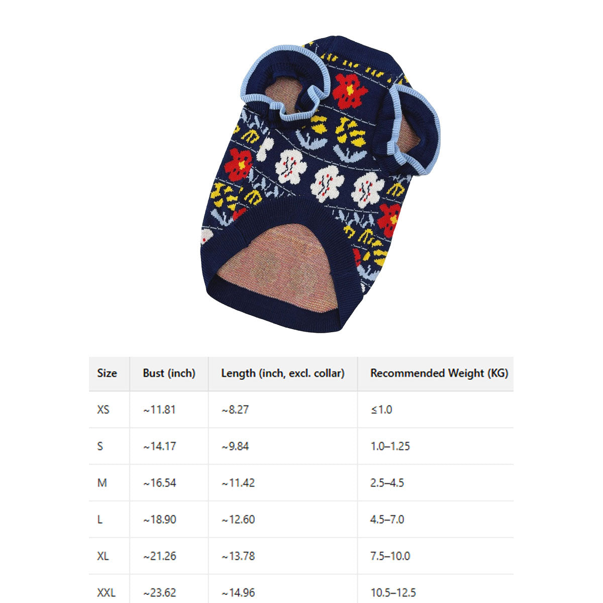 Warm Knit Pet Sweater for Small Dogs_CWMM12353