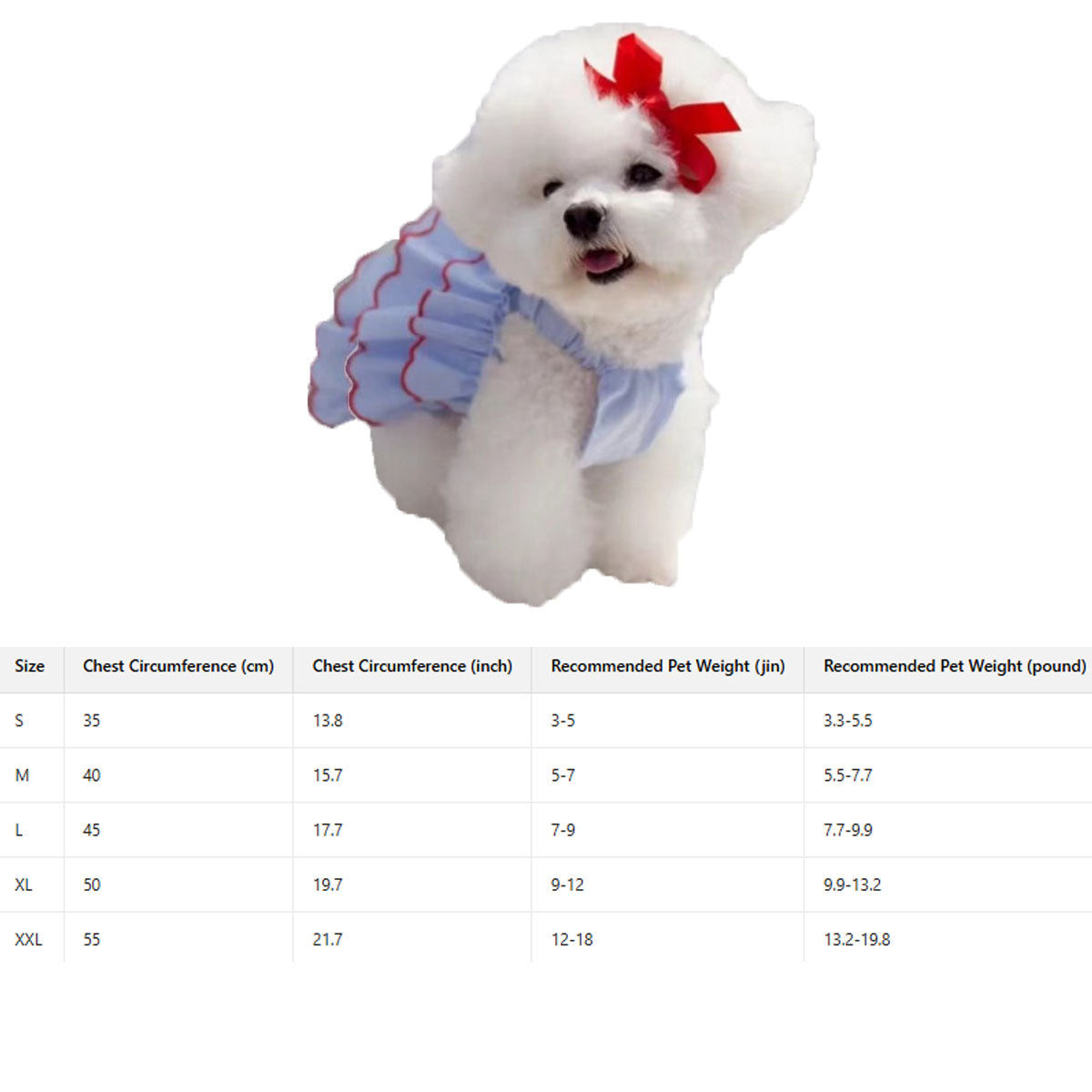 Cute Summer Pet Dress – Breathable Outfit_CWMM11170