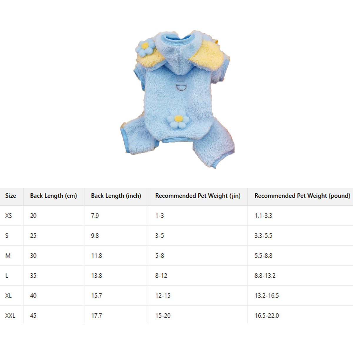 Warm Panda Pet Outfit – Cute Fleece Jumpsuit_CWMM11168